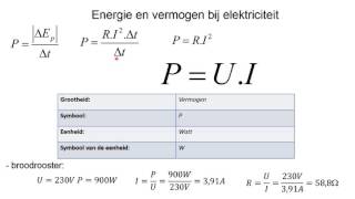 Elektrodynamica 3 Vermogen en verbruik 2015 [upl. by Stoddard289]