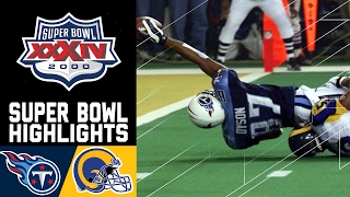 Super Bowl XXXIV Recap Rams vs Titans  NFL [upl. by Ixel]