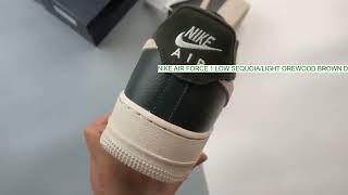 UNBOXING Nike Air Force 1 Low SequoiaLight Orewood Brown DV7186301 [upl. by Stuppy]