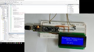 Sensor de Temperatura LM35 con PSoC 5LP [upl. by Enilrac72]