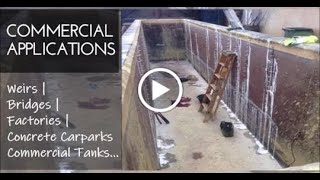 STOCK TROUGH LEAKING  leaking concrete water tank repair  how to repair leaking tanks [upl. by Timmons]