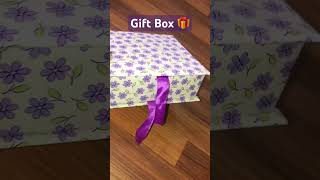 Handmade Gift Box 🎁 diy giftbox shorts youtubeshorts MasoomaCreations [upl. by Sollars]