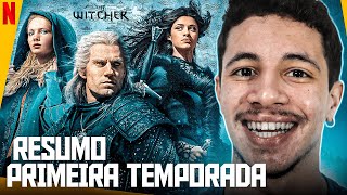 RESUMO DE THE WITCHER  1° Temporada [upl. by Yetnom]