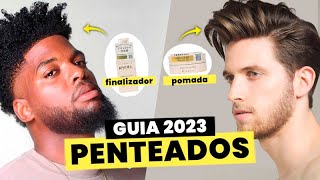 GUIA de PENTEADOS MASCULINOS 2023 Quais são os MODELADORES DE CABELO indicados [upl. by Omidyar]