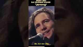 Pearl Jam l Live Isolated Vocals quotJeremyquot singer pearljam [upl. by Acile]