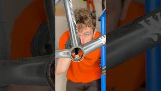 EXTREME BMX Crank Repair ☝️😱 Installing Custom Odyssey Thunderbolt BMX Cranks bmx bikes youtube [upl. by Adlin]