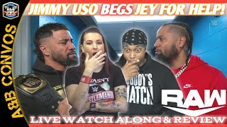 🔴 WWE Raw LIVE Stream  Jimmy Uso BEGS Jey to Help Roman  Full Watch Along amp Review 101424 [upl. by Lahsram]