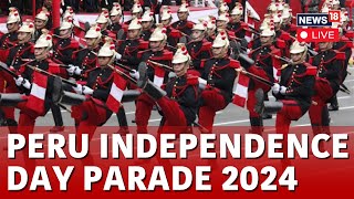 Peru Independence Day Parade 2024 LIVE  Peruvian Independence Day LIVE  Peru LIVE News  N18G [upl. by Heiney]