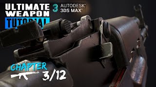 Ultimate Weapon Tutorial  Create a game ready weapon in 3Ds Max  Substance Painter amp Marmoset 312 [upl. by Renata]