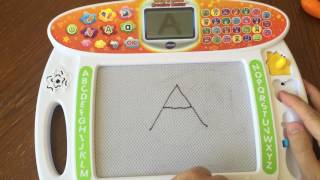 Vtech Write amp Learn Creative Center Learning toy magnetic drawing board Prek learning Doodler [upl. by Lyrpa]