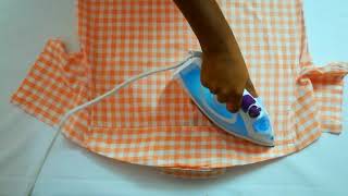 How to iron a dress shirt and fold perfectly  Wrinkle free dress shirtsiron shirt easy method [upl. by Nosnehpets]