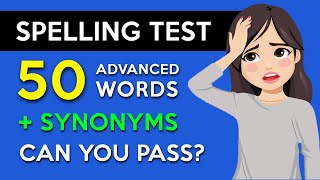 Can you PASS this Spelling Test 97 CANNOT  50 Most MISSPELLED Words [upl. by Season]