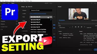 Adobe Premiere Pro Export Settings  Export Settings Premiere Pro [upl. by Artenek]