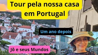 Tour pela nossa casa em Portugal  um ano depois Jô e seus Mundos [upl. by Akimaj]