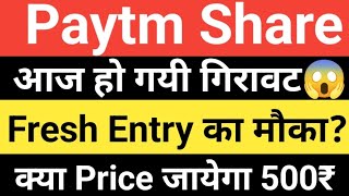 Paytm share latest News📰📰 paytm share hold or sell Low Risk High gain stockinfo [upl. by Harifaz838]