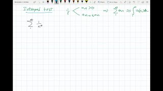 In Exercises 114 use the Integral Test to determine whether the infinite series is convergent … [upl. by Moody]