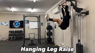 Exercise How To Hanging Leg Raise [upl. by Notlrak]