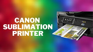 Best Sublimation Printer  Canon imagePROGRAF PRO300 [upl. by Krissy371]