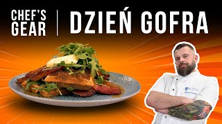 Jak zrobić gofry w gofrownicy Przepis na CHRUPIĄCE GOFRY Z BOCZKIEM 🧇🥓  Chefs Gear Polska [upl. by Morey613]