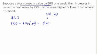 Combining percents [upl. by Arrik]