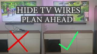 Hide your TV wires Plan ahead [upl. by Leterg941]