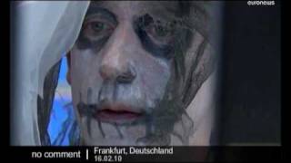 Frankfurt stock Market celebrates Carnival [upl. by Okimat]