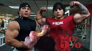 EATING AND TRAINING LIKE RICH PIANA FOR A WHOLE DAY [upl. by Ahsahtan189]