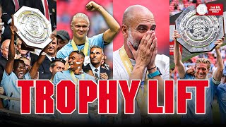 FULL Trophy Lift amp Celebrations Manchester City 2024 Community Shield Winners [upl. by Torhert]