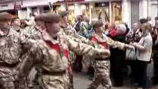 Mercians march through Worcester [upl. by Nyrehtac189]