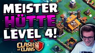 ENDLICH MEISTERHÜTTE 4  Clash of Clans Deutsch [upl. by Minerva]