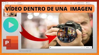 Cómo Insertar un Vídeo dentro de una Imagen en PowerPoint [upl. by Kline226]