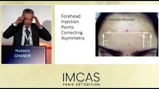 Forehead Botox lecture at IMCAS 2024 Paris Professor Hussein Ghanem [upl. by Lim310]