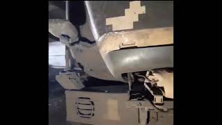 US M1224 MaxxPro MRAP survived a direct hit by a Russian tank [upl. by Ysak]