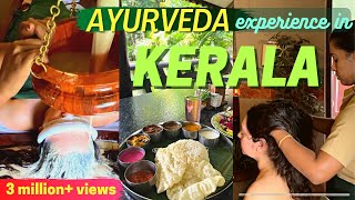 KERALA AYURVEDA Experience  Ayurveda Treatments Massage Therapy amp Food in KRISHNENDU AYURVEDA 🍀 [upl. by Siclari]