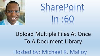 How To Upload Multiple Documents At Once To SharePoint Document Library [upl. by Notsej]