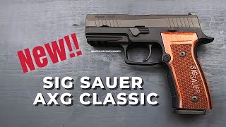 SIG SAUER P320 AXG CARRY MEDIUM ALUMINUM GRIP MODULE BLACK 2020 NEW RELEASE [upl. by Zadoc]