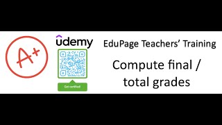 EduPage Tutorials Encoding the Final Grades End of Term [upl. by Kcirdek156]