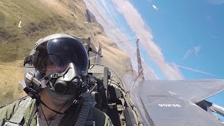 Breathtaking Aerial Footage From F15E Strike Eagle Cockpit [upl. by Eveivaneg]