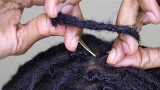 How To Interlock Locs the RIGHT way Loc Maintenance with Amazing Locking Tool [upl. by Imeka267]