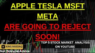 QQQ NASDAQ SP500 Are Going Too Reject Soon  apple msft Tesla google dry meta stock charts [upl. by Lyn]