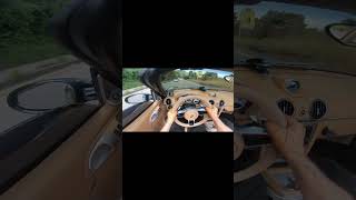 Porsche Boxster 987S chasing Boxster 981S both FLAT OUT [upl. by Lanza663]