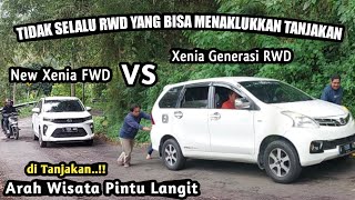 Xenia RWD gagal Menanjak  Bagaimana dengan New Xenia FWD saat Melintas di Tanjakan Pintu langit [upl. by Rakso]