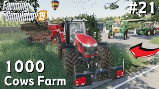 Alfalfa amp SugarBeet Sowing Fertilizing SUNFLOWER Compacting Silage l 1000 Cows Farm Ep 21 l FS 19 [upl. by Aoket442]