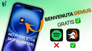 Addio Spotify DEMUS MUSICA GRATIS e SENZA PUBBLICITÀ su iPhone [upl. by Hogg507]