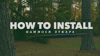 How To Install Your Tree Straps  Pawleys Island Hammocks [upl. by Okin]