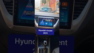 Hyundai Accent Model 2023 Installation Autoradio Android Camera De Recul [upl. by Ayit]