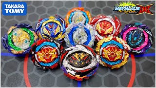 PERFECT BELIAL VS ALL DB BEYS Epic Beyblade Burst Dynamite Battle Bells Dangerous Belial Beyblade [upl. by Otiragram]