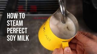 How to steam silky soy milk [upl. by Denver]