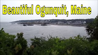 Ogunquit Maine  Beautiful Scenery Relaxing Walk amp Soothing Waves [upl. by Bank716]