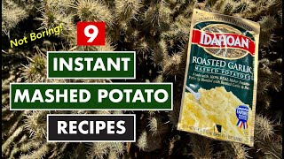 9 Instant Mashed Potato Recipes  Camping  Hiking  Backpacking  Meals  Recipes [upl. by Queridas]